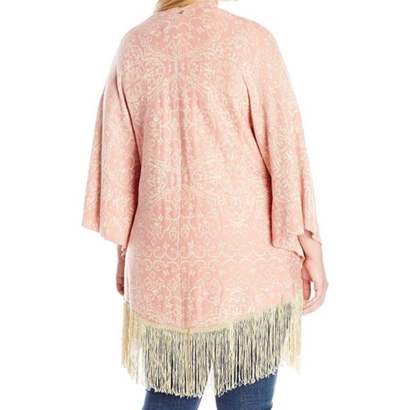 {Melissa McCarthy} NWT Fringed Shrug - Picture 2 of 2